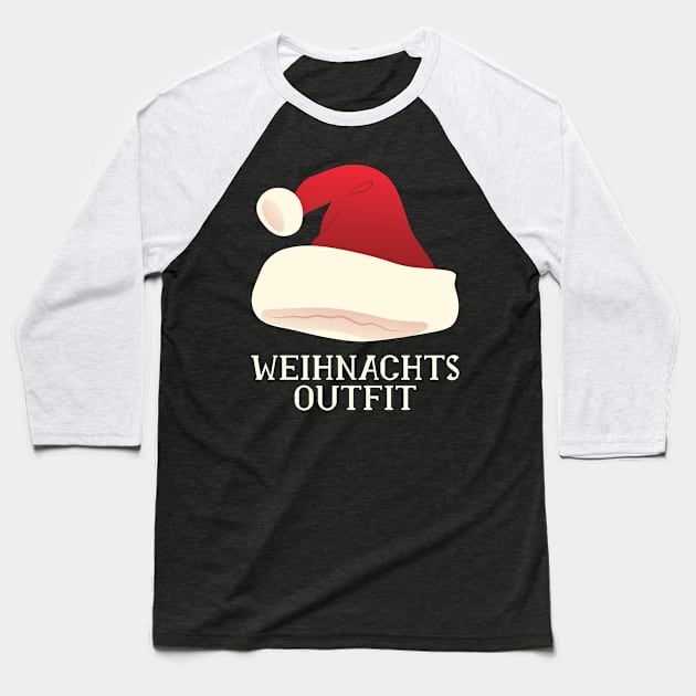 Santa hat weihnachts outfit Baseball T-Shirt by JoeColors